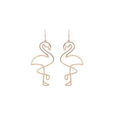 Cute Flamingo Dangle Earrings for Party
