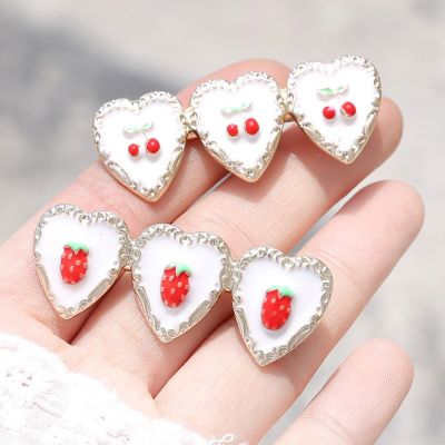 Cute Heart Fruits Hair Clips Gifts for Girls