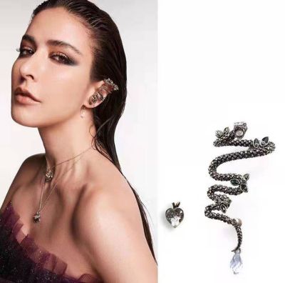 Snake Animal Ear Cuff Gothic Mismatched Earring