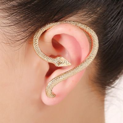 Snake Ear Cuff Stud Earrings Ear Suspender for Party 1 Piece
