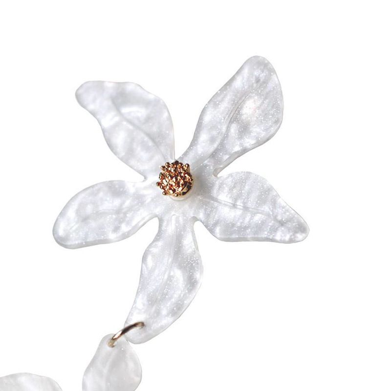 Wholesale Retro Moon Flower Lock Dangling Earrings