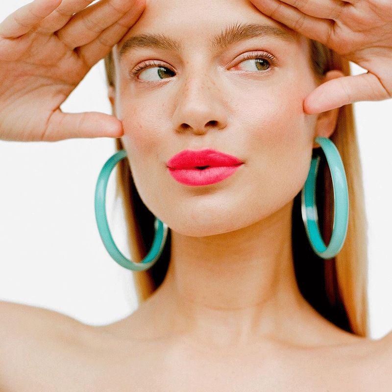 Jelly best sale hoop earrings