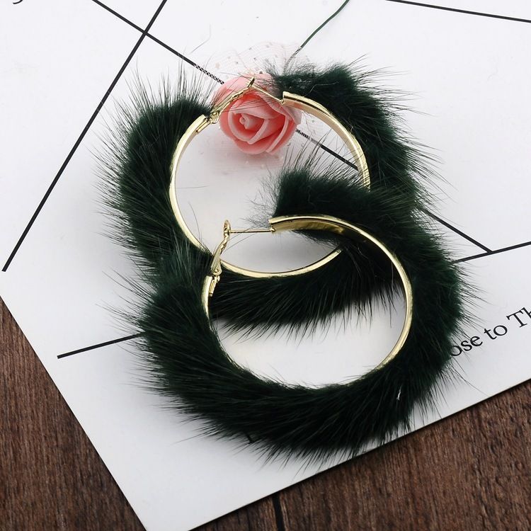 Fur 2024 hoop earrings