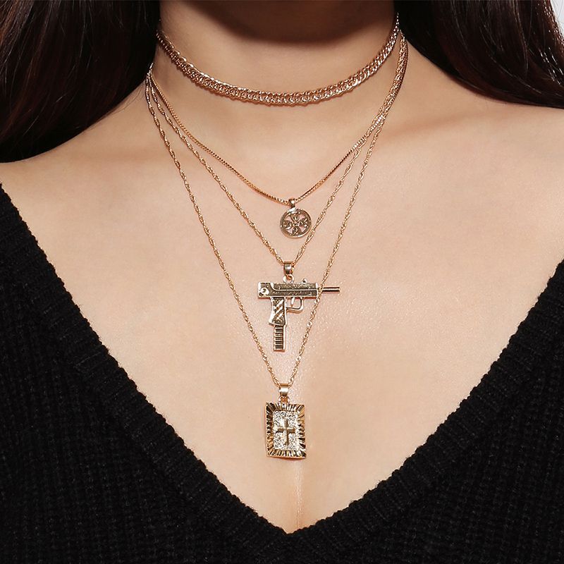 Cross sales statement necklace